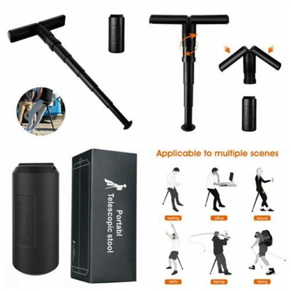 Banqueta Portátil Retrátil Dobravel Sitpack Telescópica
