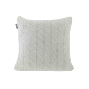 Almofada Tricô Vivat 45x45 Off White Kacyumara