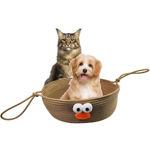 Cama De Gato Arranhador Ninho Rasqueavel Cestinho Fofo Felino Pet Animais Estimaçao Confortavel