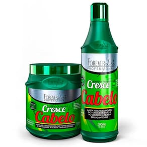 Kit Cresce Cabelo Shampoo Mascara Forever Liss Profissional