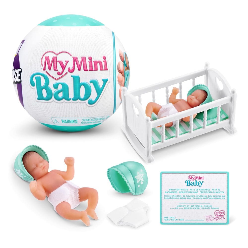 Brinquedo ZURU 5 Surprise My Mini Baby Series 1, colecionável para meninas