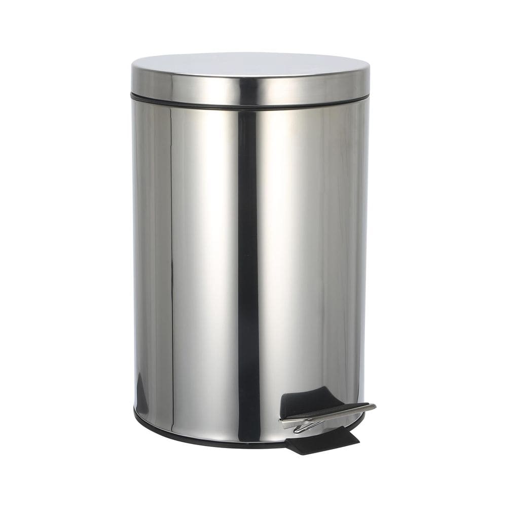 Lixeira de Inox com Pedal Le Shine Inox Prata 12L