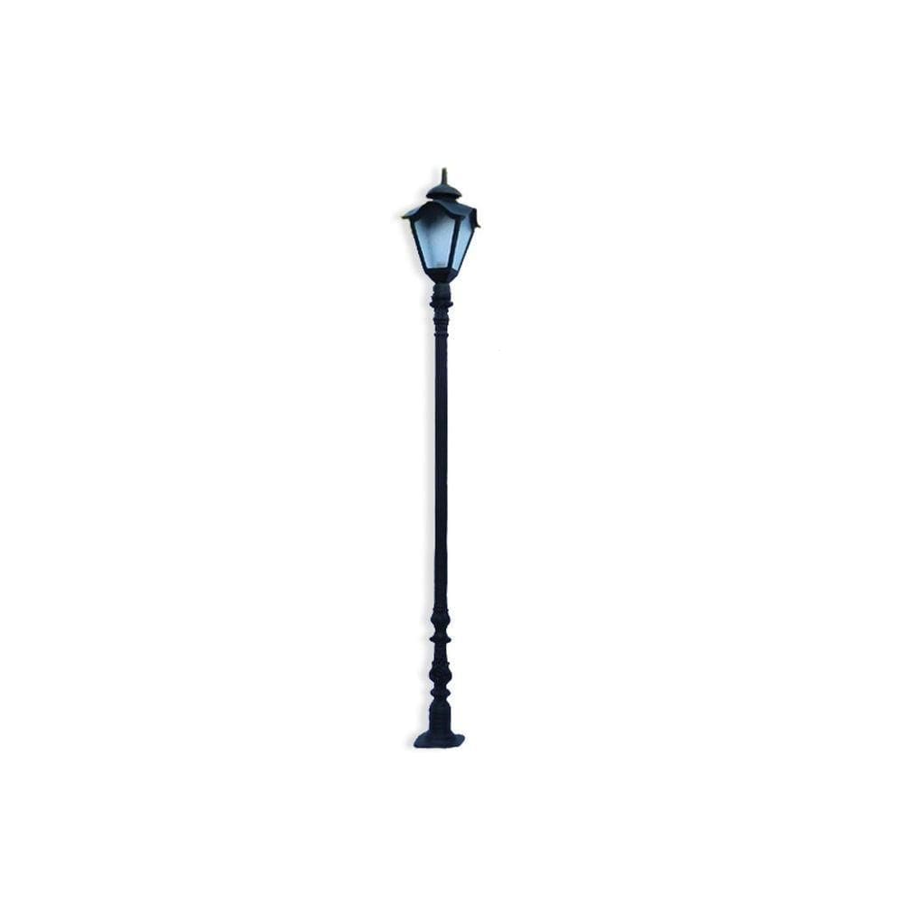 Poste Espanha Jardim Casa Iluminação Lanterna Alumínio