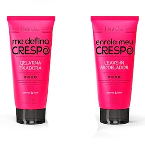 Kit Define Meu Crespo Gelatina e Leave-in Forever Liss