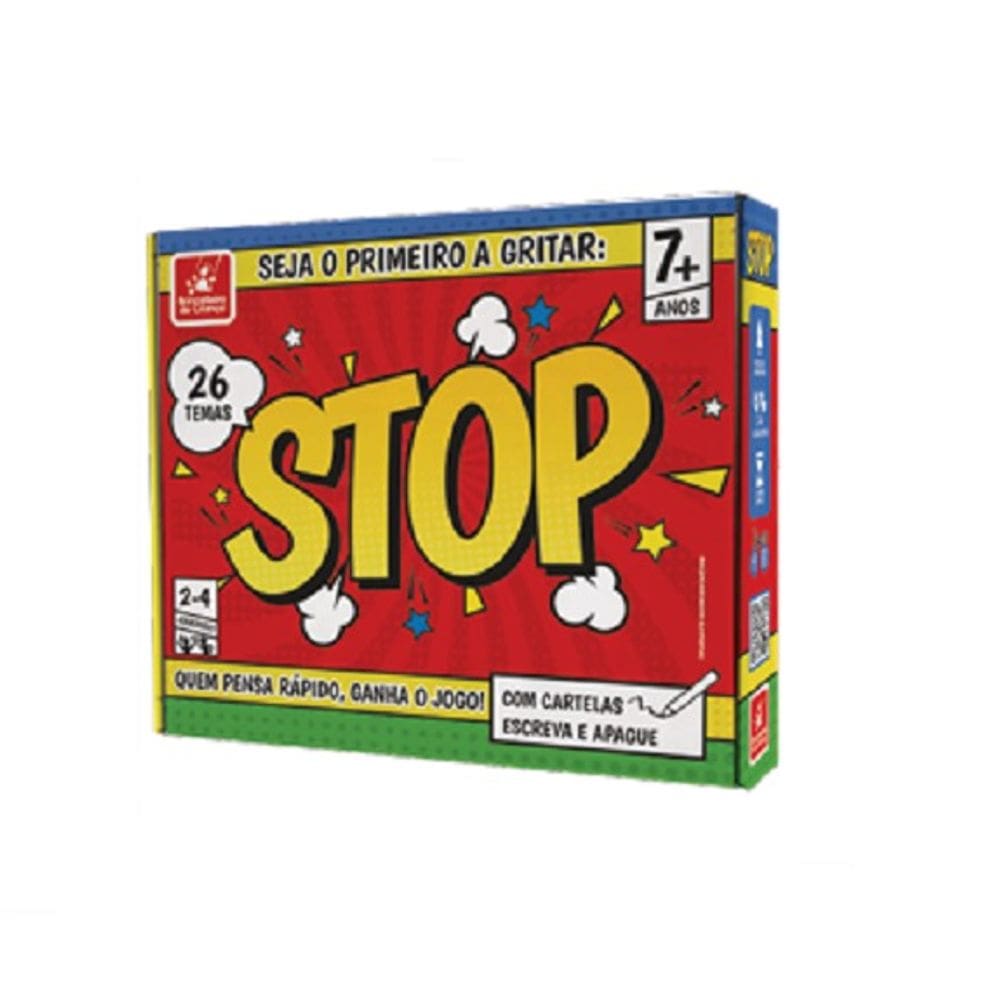 Jogo Infantil Stop Brincadeira De Criança Estimula Memória