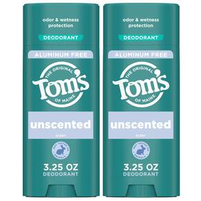 Desodorante Tom`s of Maine, sem perfume, sem alumínio, 95 ml (pacote com 2)