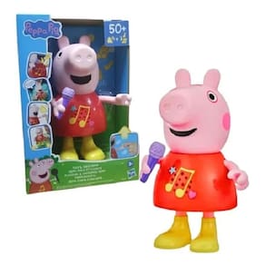 Boneco Peppa Pig Cantora 20 Cm Com 50 Falas E Canções em Portugues - Hasbro