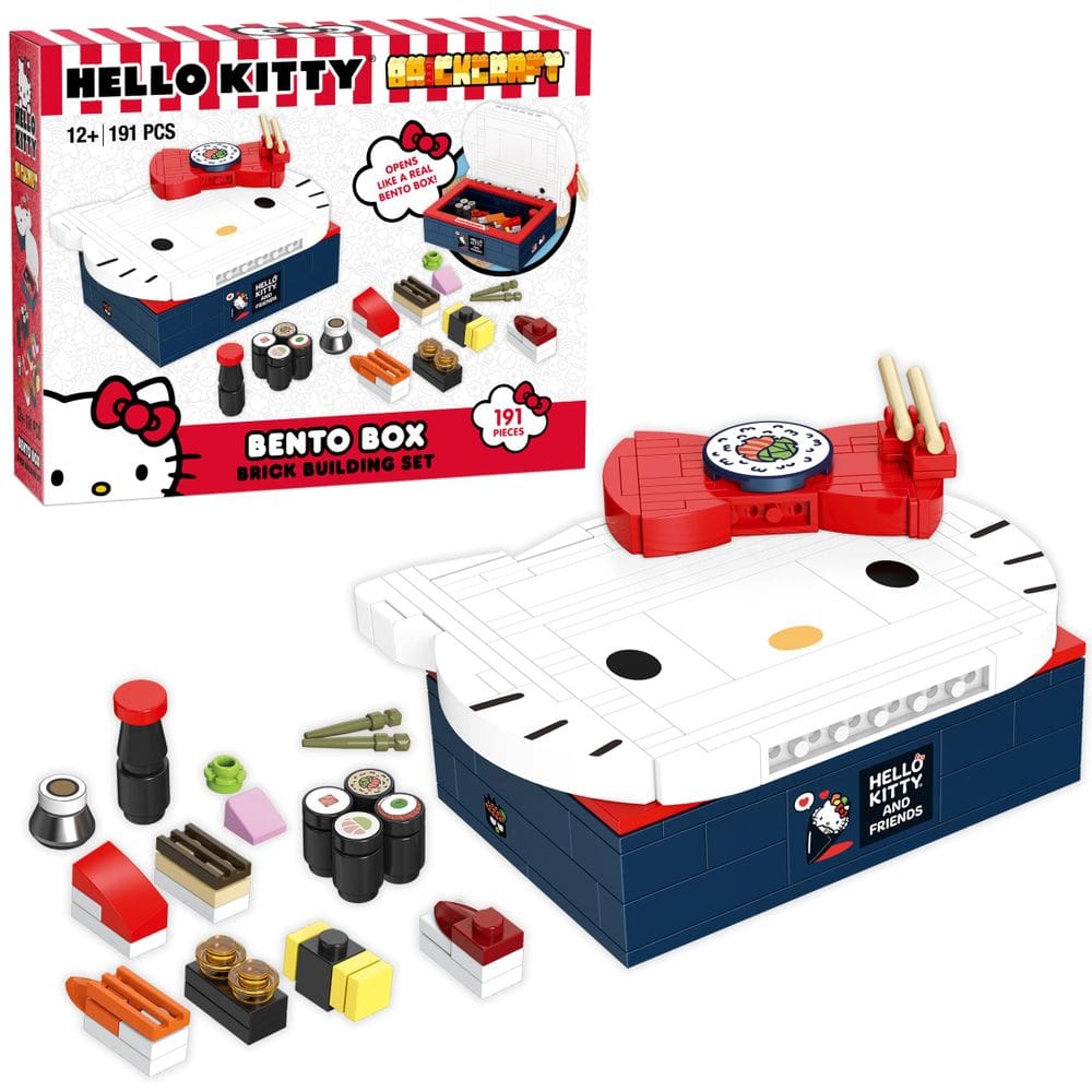 Conjunto de construção Brickcraft Sanrio Hello Kitty Bento Box 191 unidades