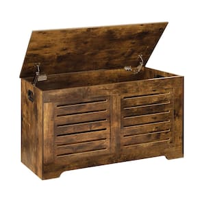 Baú de armazenamento DINZI LVJ Flip-Top, caixa de brinquedos de madeira 90x40x48 cm