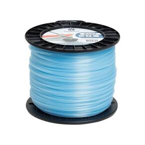 Fio Nylon Coex 3,0mm Redondo Azul Rolo 251 Metros Husqvarna