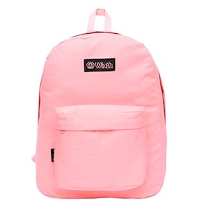 Mochila De Costas Escolar Juvenil Cores rosa