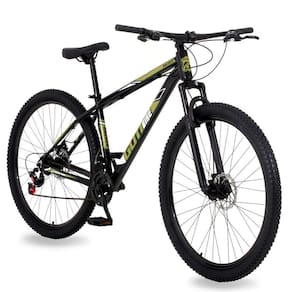 Bicicleta Aro 29 Gott 24 Marcha Câmbio Shimano Freio A Disco 17 Preto Dourado