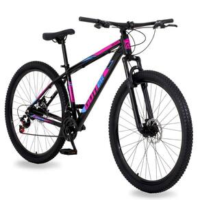 Bicicleta Aro 29 Gott 21 Marchas Câmbio Traseiro Shimano 19 Preto Rosa Azul