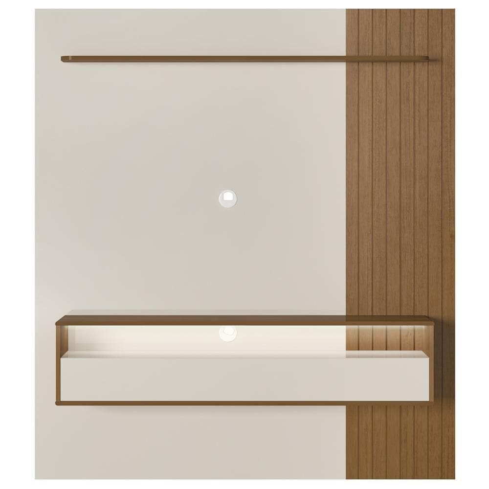 Painel Suspenso Tv 65 Pol 1p 180 Cm Cinamomo Off White Arly