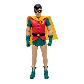 Boneco de ação McFarlane Toys DC Retro Robin 15 cm com acessórios