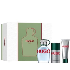 Perfume Hugo Boss HUGO Man Eau de Toilette 125 ml, 3 peças, presente S