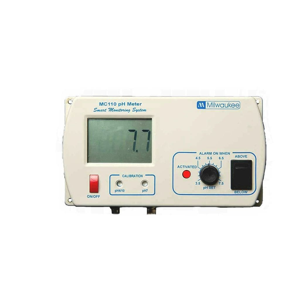 Monitor de pH Milwaukee MC120, pH 0,0-14,0, precisão de pH de +/- 0,2