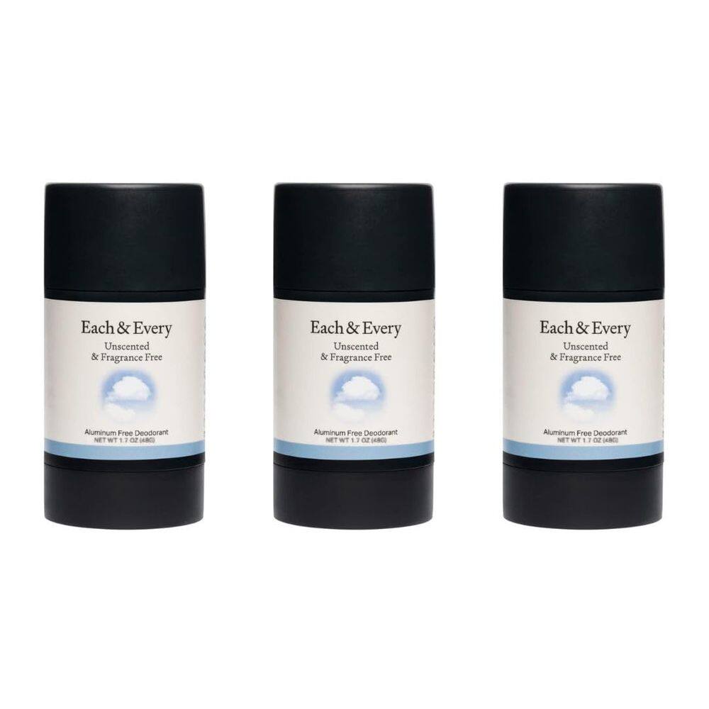 Desodorante para cada pele sensível, 50 ml, sem perfume, pacote com 3