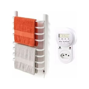 Toalheiro Termico Grande Branco 220V + Timer Digital