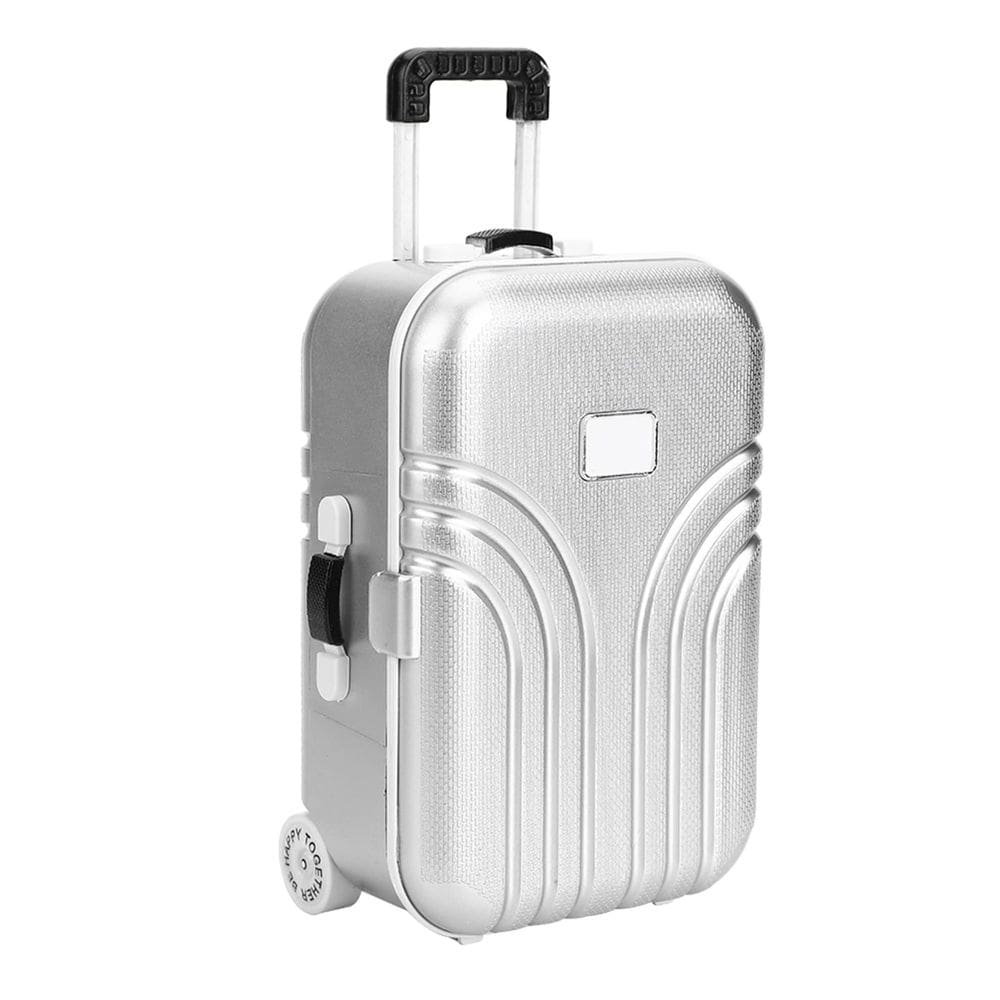 Mala de bebê SALALIS Cute Plastic Dolls Travel Trolley Case