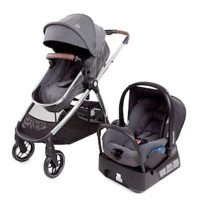 Carrinho de Bebê Travel System Anna Luxe TRIO Twillic Grey