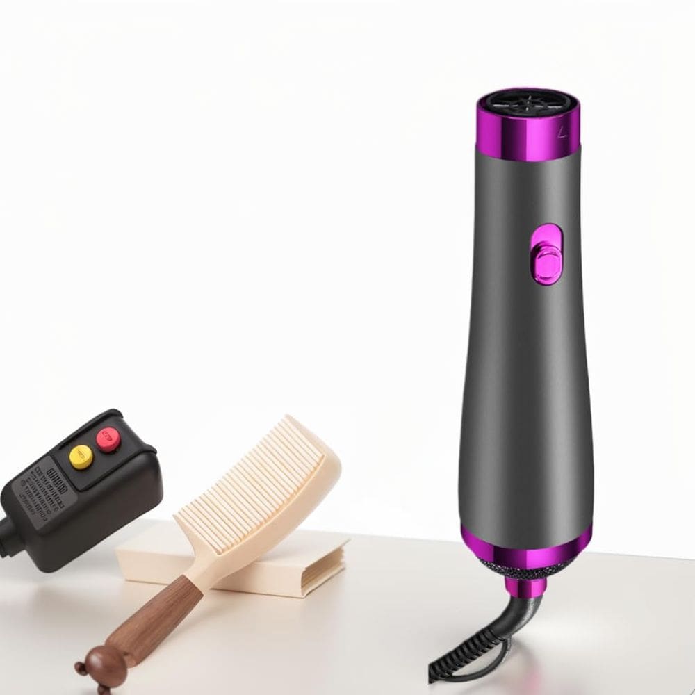 [Secador de cabelo] Secador de cabelo portátil CLWHJ 22m/s de alta velocidade roxo
