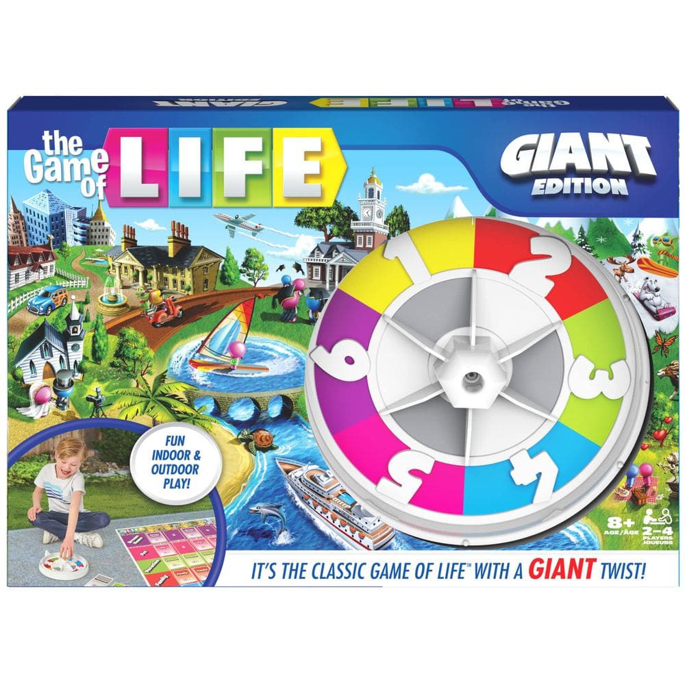 Jogo de tabuleiro Spin Master Games The Game of Life Giant Edition