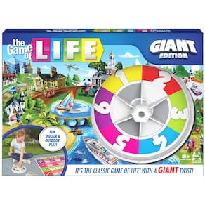 Jogo de tabuleiro Spin Master Games The Game of Life Giant Edition