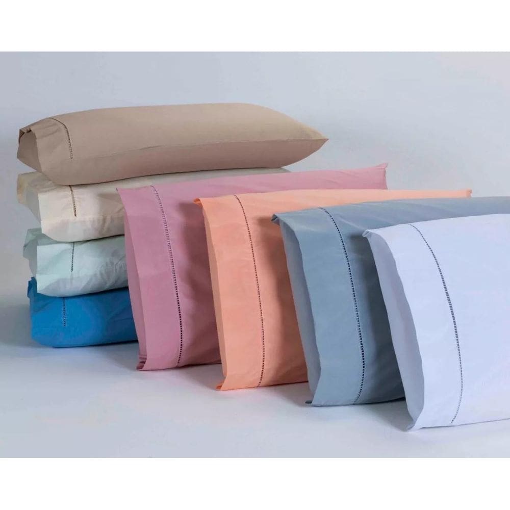 Kit 04 Fronhas 80X60Cm Percal 100% Algodo 180 Fios Ponto