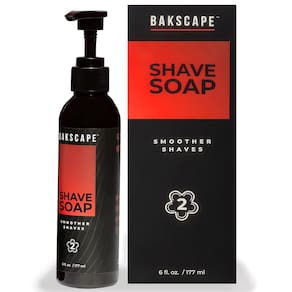 Kit inicial de barbeador masculino Shave Soap Bakscape 180 ml