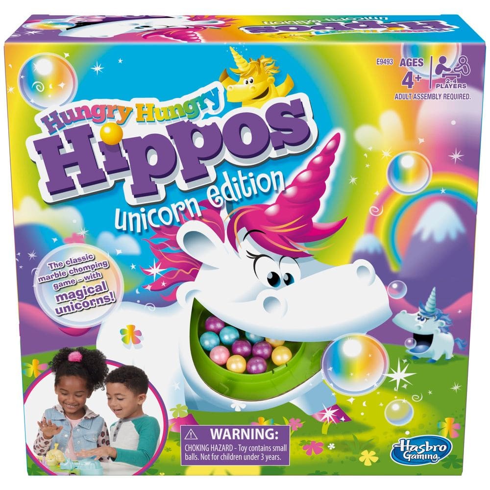 Jogo de Tabuleiro Hasbro Gaming Hungry Hippos Unicorn Edition