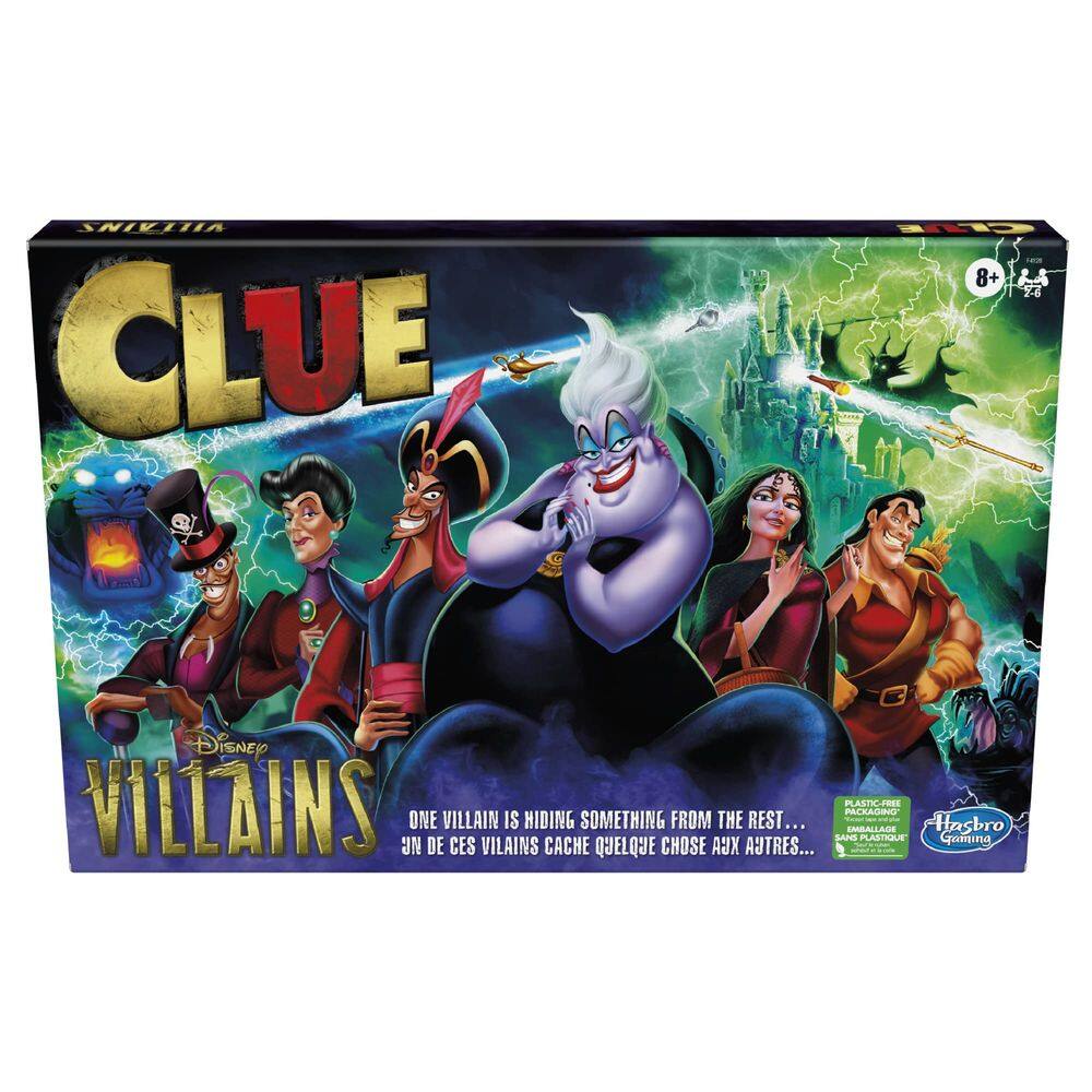 Jogo de Tabuleiro Hasbro Gaming Clue Disney Villains Edition Kids 8+