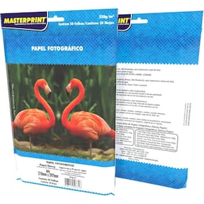 Papel Fotográfico Inkjet A4 Glossy 230g 20fls - Masterprint