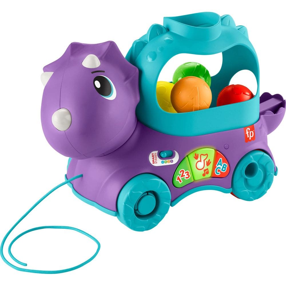 Learning Toy Fisher-Price Poppin` Triceratops Dinosaur 1+ Years
