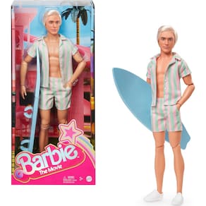 Boneca de moda Barbie The Movie Ken vestindo roupa de praia
