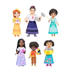 Conjunto de bonecos Disney Encanto The Madrigal Family, pacote com 6 bonecos