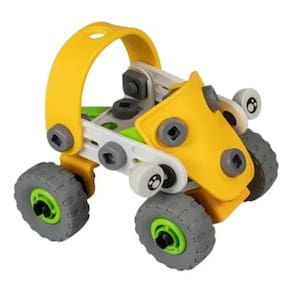 Four Wheels Brinquedo 2 Em 1 Montar 56 Pecas Colorido Playd - PlayDuc - PB50121 KABABY