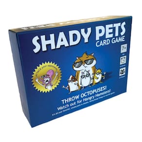 Jogo de cartas Shady Pets Fun Family para adolescentes, adultos e crianças de 2 a 6 jogadores
