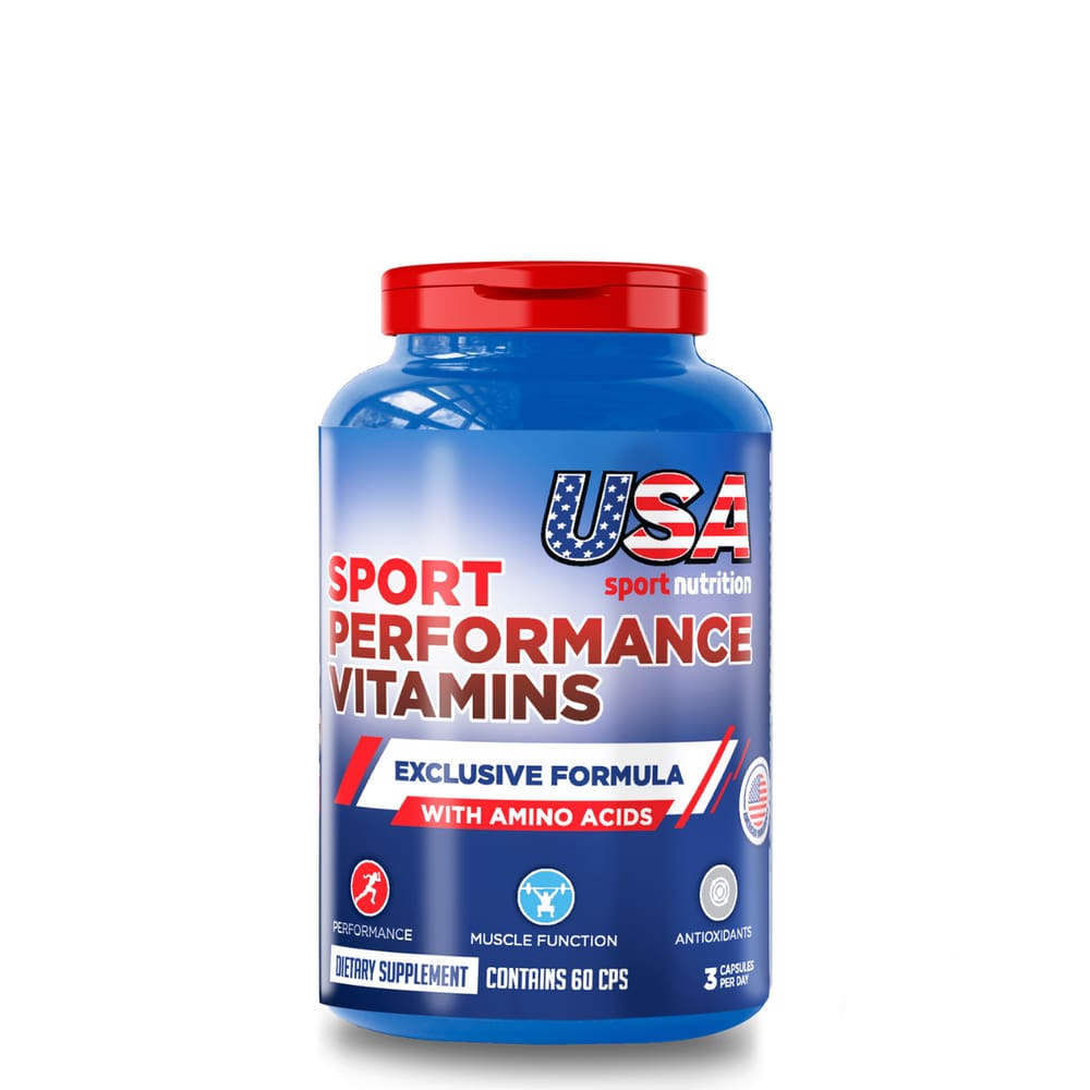 Multivitamínico + BCAA no mesmo produto - 60 Capsúlas - USA SPORT NUTRITION