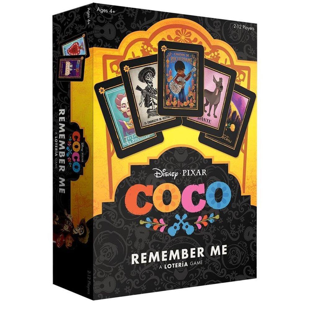 Jogo de loteria Coco Remember Me Disney Pixar com arte personalizada