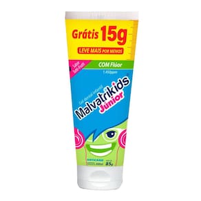 Gel Dental Malvatrikids Júnior com Flúor Tutti Frutti com 70g