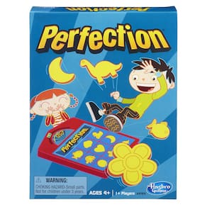 Jogo de tabuleiro Hasbro Gaming Perfection para crianças de 4 anos ou mais