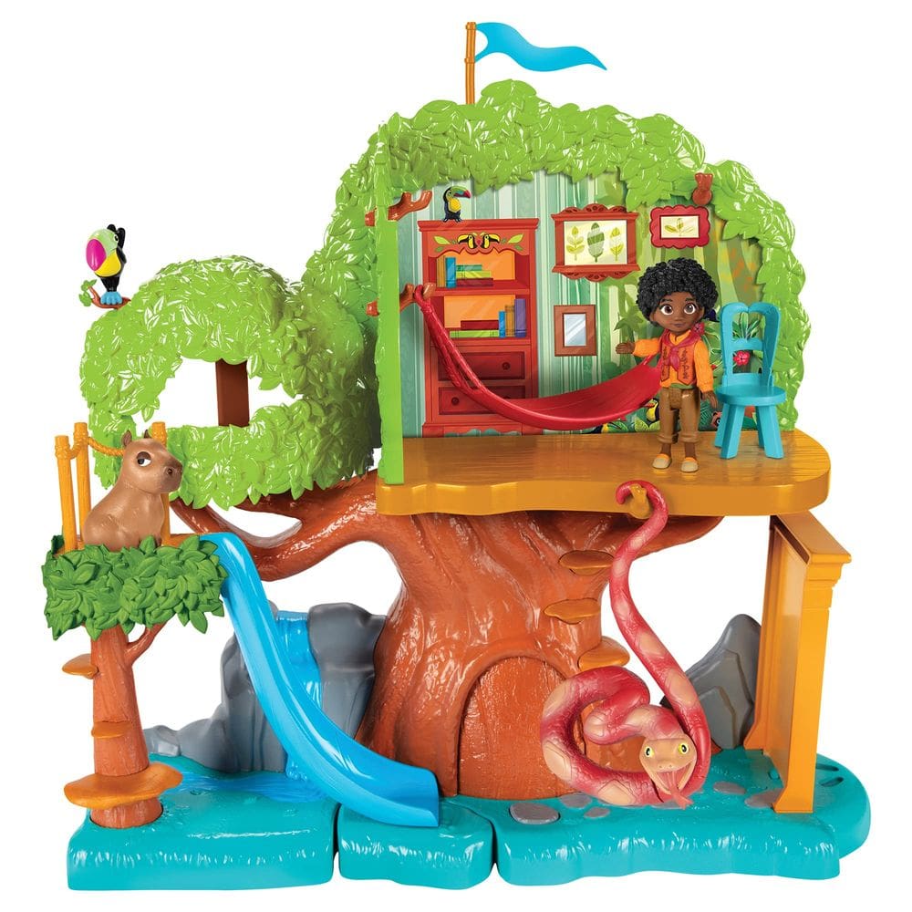 Conjunto de brinquedos Disney Encanto Antonio`s Tree House com boneco Antonio