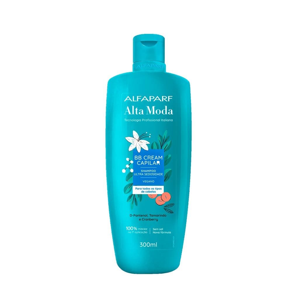 Shampoo Alfaparf Alta Moda BB Cream Capilar Ultra Sedosidade 300ml