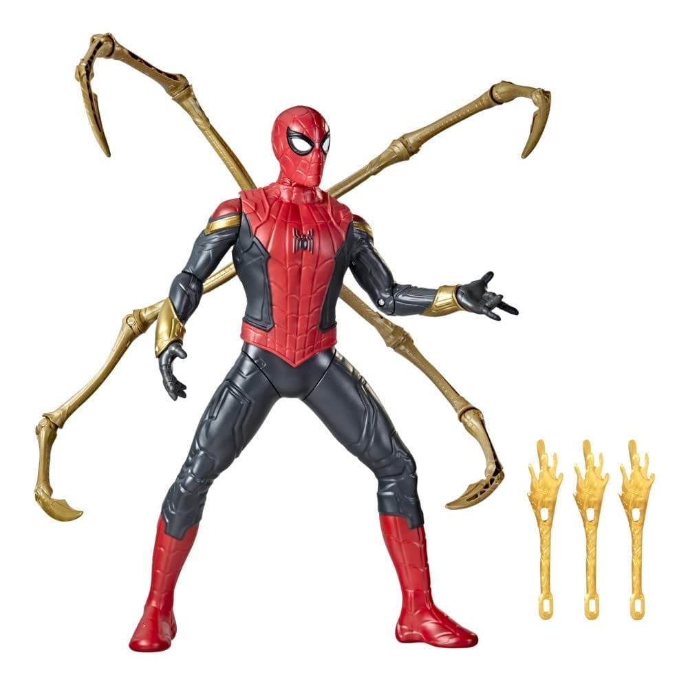 Boneco de ação Marvel Spider-Man Deluxe 33 cm com acessórios