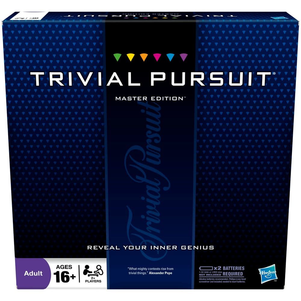 Jogo de perguntas e respostas Hasbro Gaming Trivial Pursuit Master Edition