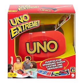 Jogo de cartas UNO Extreme GXY75 com lançador de ação aleatória de mais de 7 anos