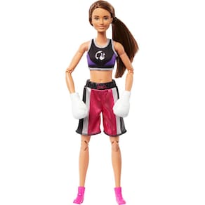 Boxer Fashion Doll Barbie Careers feito para se mover com acesso.