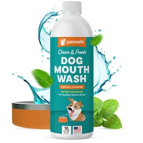 Aditivo de água dental para enxaguante bucal para cães PawSafe Fresh Breath