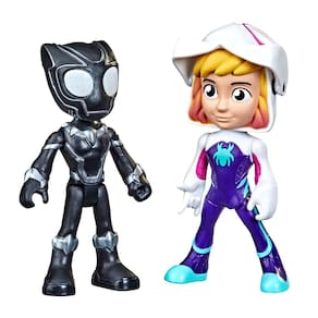 Pacote com 2 bonecos de ação Spidey and his Amazing Friends